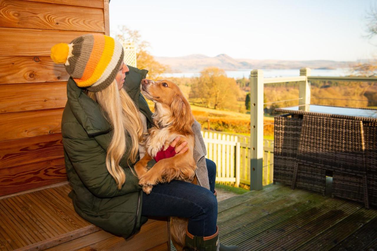 Bonnie Barns - Adults Only Luxury Lodges With Hot Tubs Luss Exterior photo